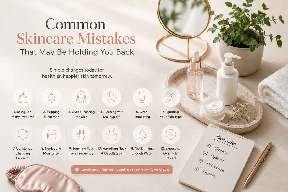 Common Skincare Mistakes That May Be Holding You Back