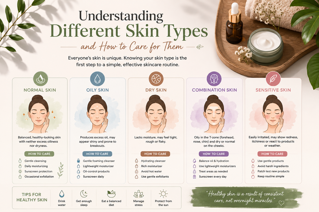 Understanding Different Skin Types and How to Care for Them