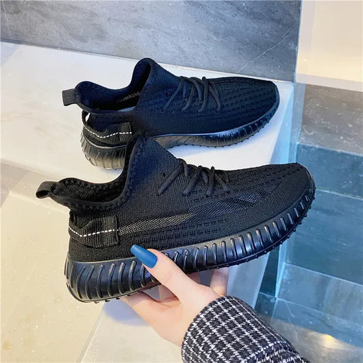 Mesh Lace Up Platform Athletic Shoes for Women