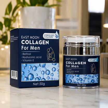 Men's Retinol Collagen Face Cream Hydrating Lifting Firming Fade Fine Lines Brighten Skin Tightening Anti-Wrinkle Men Skin Care