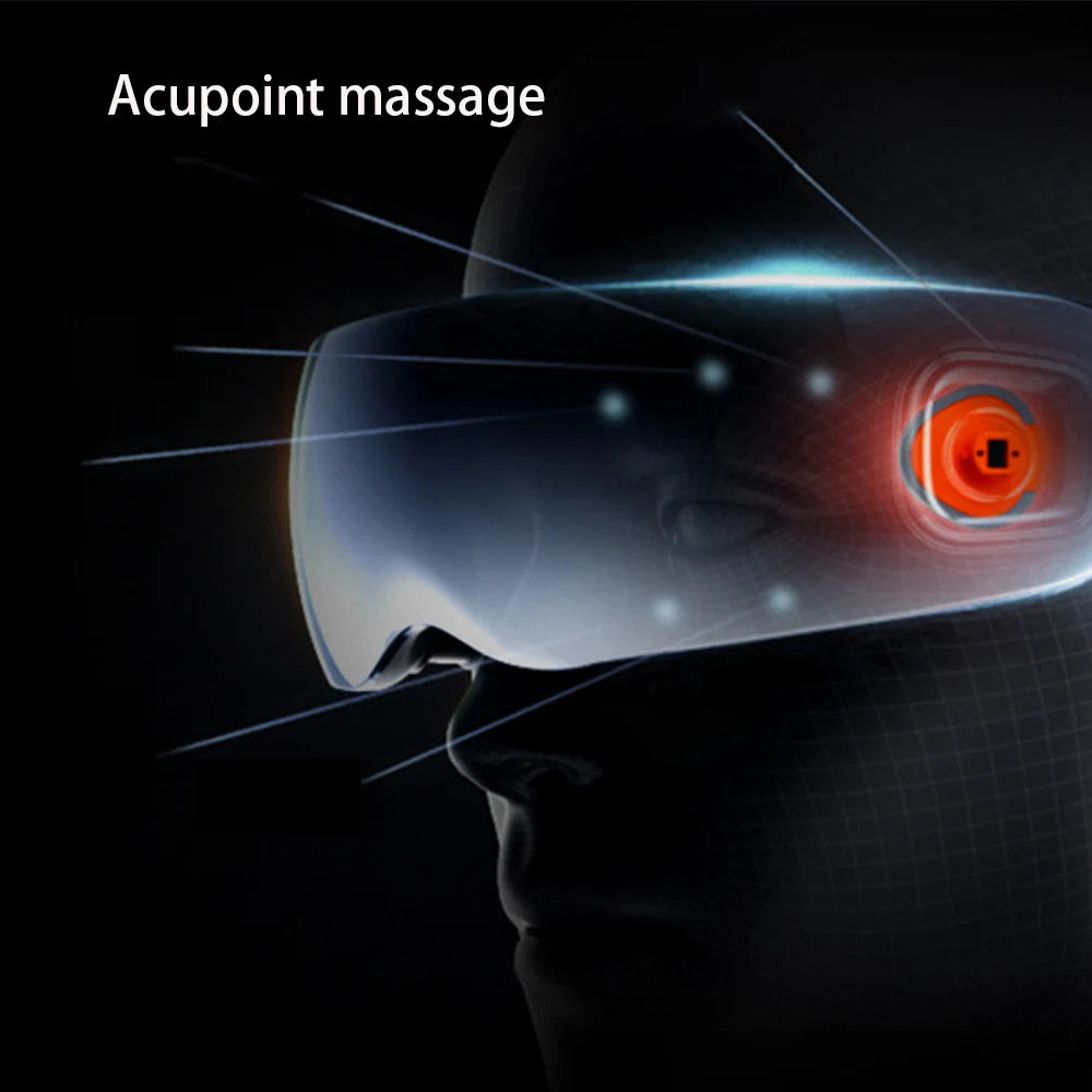 New Eye Massage Device Vibration Eye Massage Instrument Acupressure Eye Massager With 12 Massage Heads Super Relax
