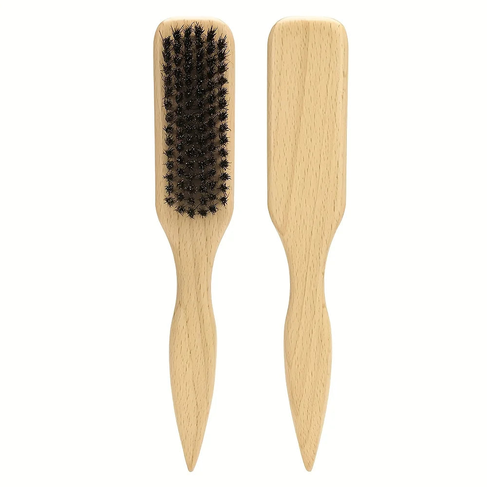 Hair Brushes - Bamboo Handle, Durable & Soft Bristles for Styling, Detangling, and Grooming, Gentle on Wet Hair, Perfect for All