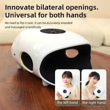 Hand Massage Device Wrist Tendon Sheath Heating Airbag Pressure Vibration Finger Joint Acupoints Kneading Beauty Hand Device